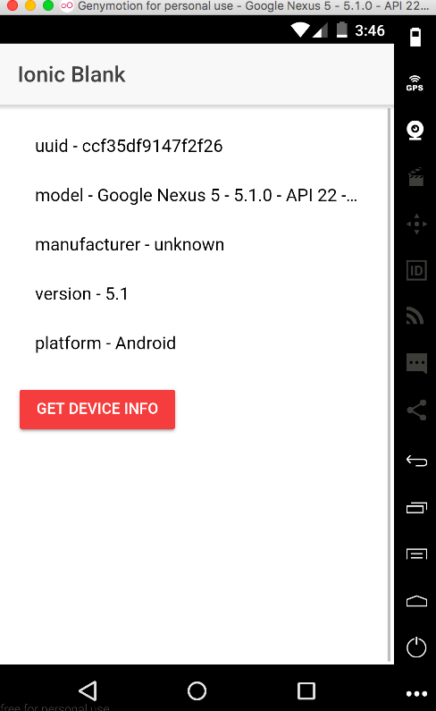 How to identify first time App initialisation or find device id within any app in ionic3