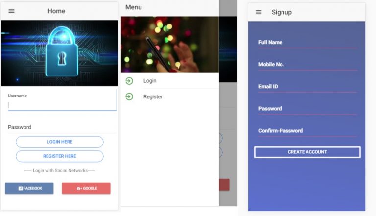 Creating Login and Registration Form in Ionic